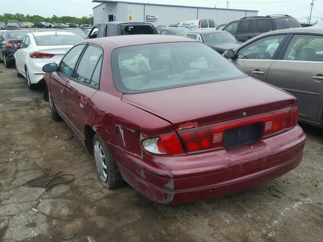 2G4WB52K731256849 - 2003 BUICK REGAL LS BURGUNDY photo 3