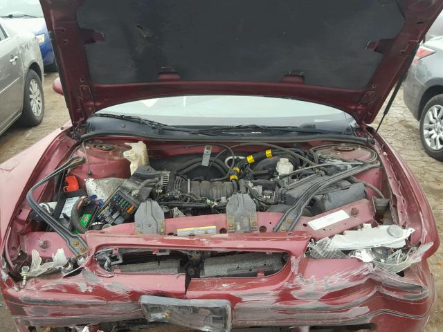 2G4WB52K731256849 - 2003 BUICK REGAL LS BURGUNDY photo 7