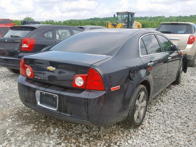 1G1ZC5EU3CF271670 - 2012 CHEVROLET MALIBU 1LT BLACK photo 4