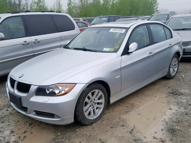 WBAVC93537KX56264 - 2007 BMW 328 XI GRAY photo 2