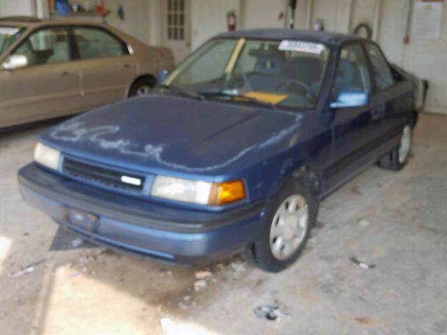 JM1BG2261M0236650 - 1991 MAZDA PROTEGE LX BLUE photo 2