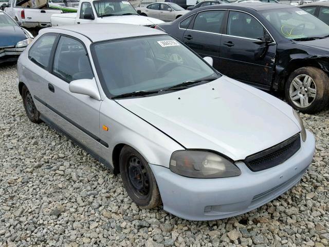 2HGEJ6342YH106446 - 2000 HONDA CIVIC DX SILVER photo 1