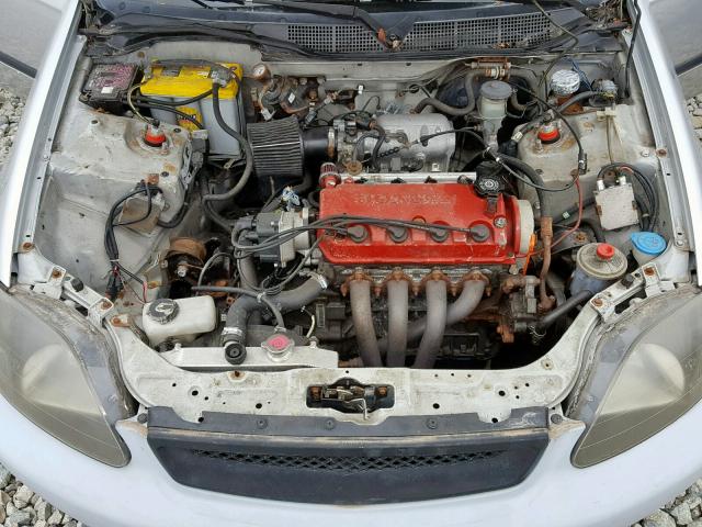 2HGEJ6342YH106446 - 2000 HONDA CIVIC DX SILVER photo 7