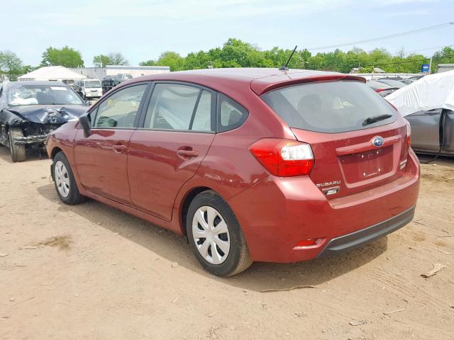 JF1GPAA62G8280881 - 2016 SUBARU IMPREZA RED photo 3