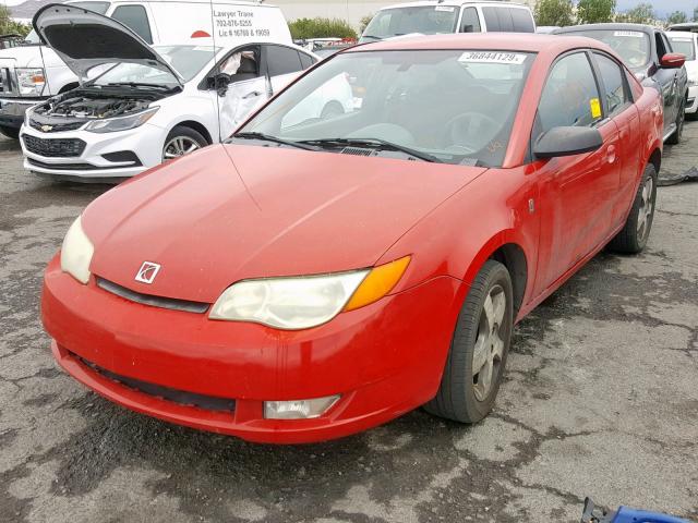 1G8AW15F87Z110154 - 2007 SATURN ION LEVEL RED photo 2