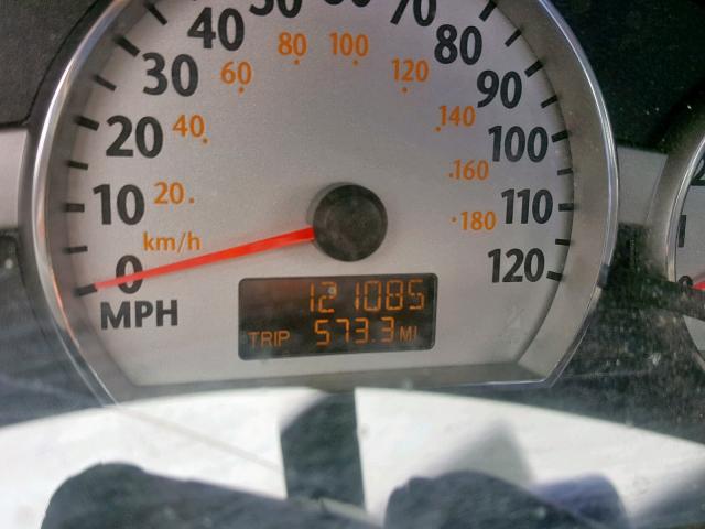 1G8AW15F87Z110154 - 2007 SATURN ION LEVEL RED photo 8