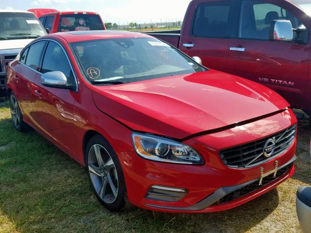 YV1902TH5F1306015 - 2015 VOLVO S60 PLATIN RED photo 1