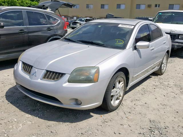 4A3AB76S75E030393 - 2005 MITSUBISHI GALANT GTS SILVER photo 2