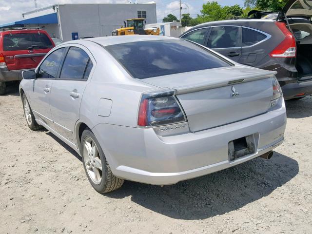 4A3AB76S75E030393 - 2005 MITSUBISHI GALANT GTS SILVER photo 3