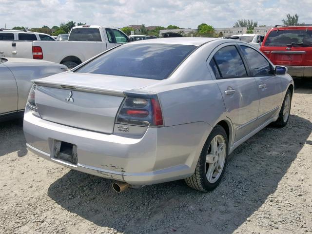 4A3AB76S75E030393 - 2005 MITSUBISHI GALANT GTS SILVER photo 4