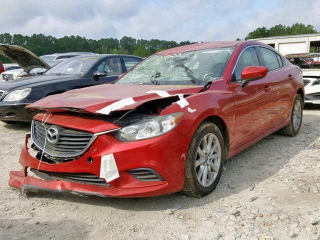 JM1GJ1U54F1209414 - 2015 MAZDA 6 SPORT RED photo 2