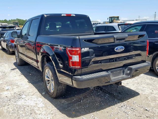 1FTEW1C59JKC02360 - 2018 FORD F150 SUPER BLACK photo 3