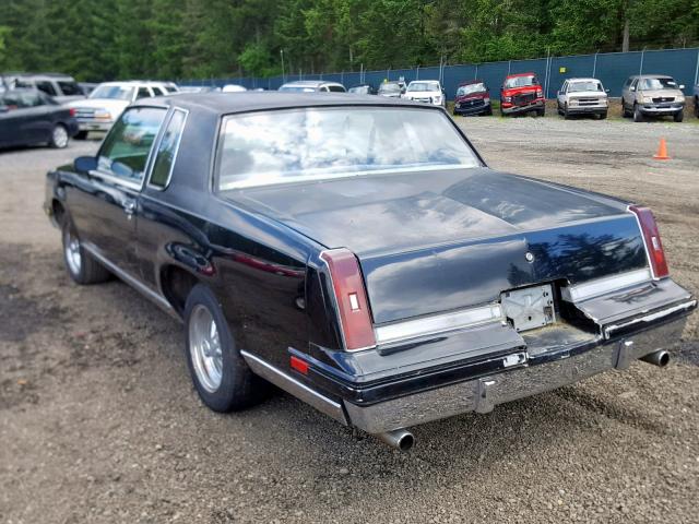 1G3GM47Y3FR423794 - 1985 OLDSMOBILE CUTLASS SU BLACK photo 3