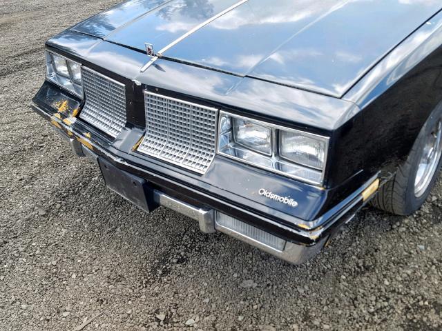 1G3GM47Y3FR423794 - 1985 OLDSMOBILE CUTLASS SU BLACK photo 9