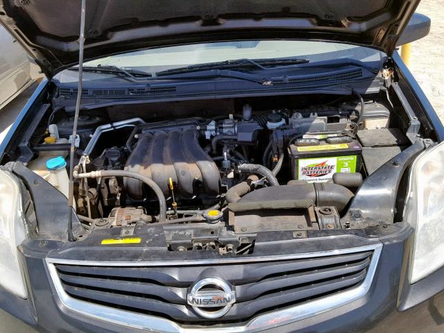 3N1AB6AP7AL674893 - 2010 NISSAN SENTRA 2.0 BLACK photo 7