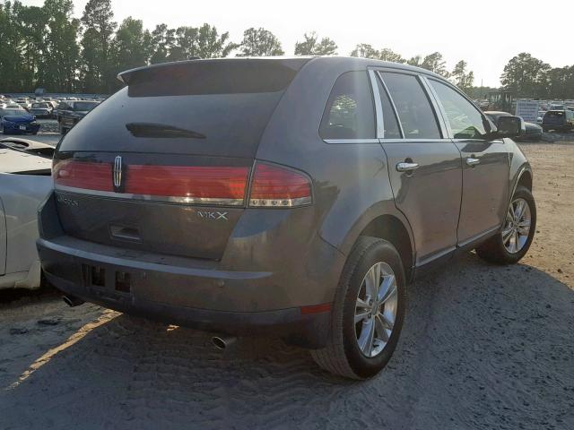 2LMDJ6JC1ABJ09187 - 2010 LINCOLN MKX GRAY photo 4