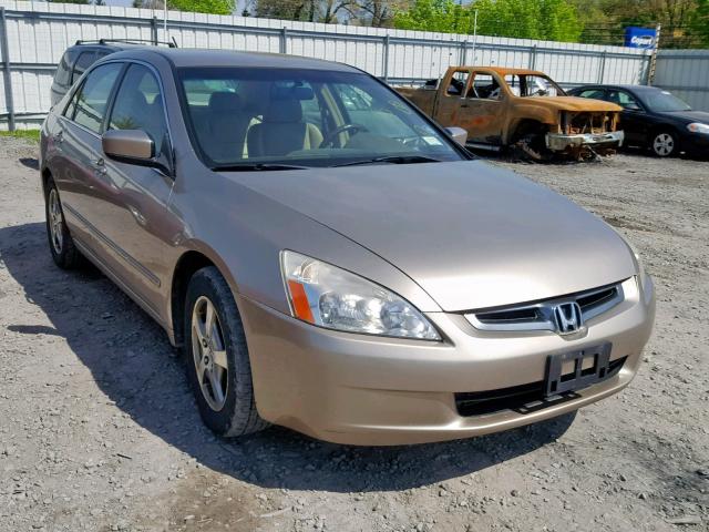 JHMCN36475C014735 - 2005 HONDA ACCORD HYB GOLD photo 1