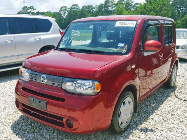 JN8AZ2KR7CT250716 - 2012 NISSAN CUBE BASE BURGUNDY photo 2