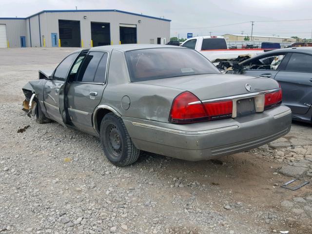 2MEFM74W9XX679704 - 1999 MERCURY GRAND MARQ GRAY photo 3