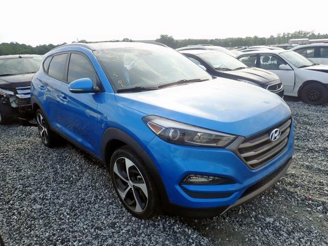 KM8J33A21GU077424 - 2016 HYUNDAI TUCSON LIM BLUE photo 1