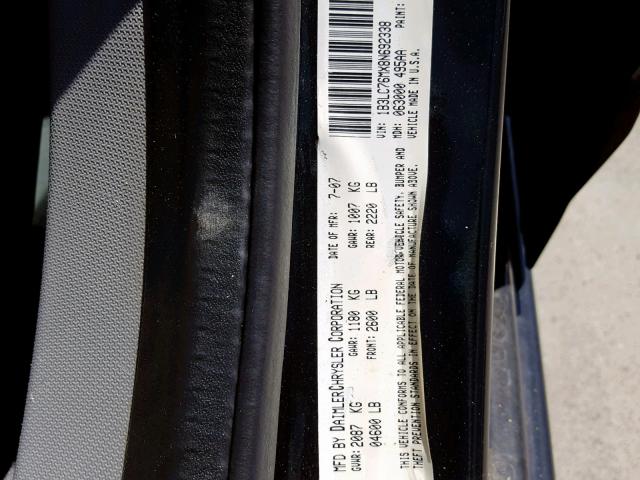 1B3LC76MX8N692338 - 2008 DODGE AVENGER R/ BLACK photo 10