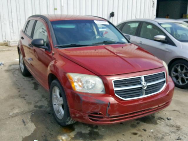 1B3JB48B27D504002 - 2007 DODGE CALIBER SX BURGUNDY photo 1