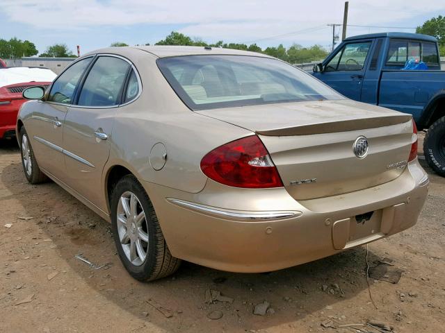 2G4WE537451222081 - 2005 BUICK LACROSSE C BEIGE photo 3