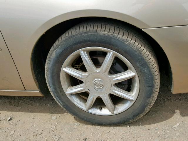 2G4WE537451222081 - 2005 BUICK LACROSSE C BEIGE photo 9