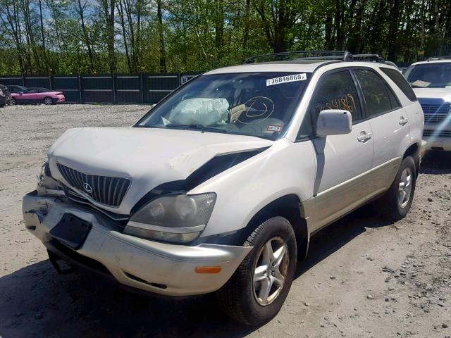 JT6HF10U4X0067289 - 1999 LEXUS RX 300 WHITE photo 2