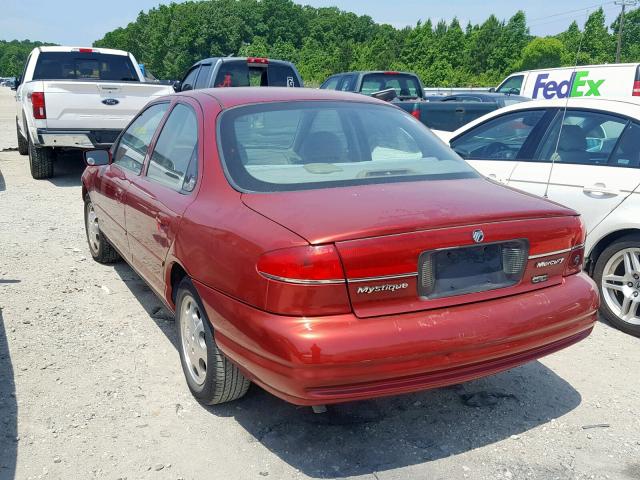 1MEFM6535WK657943 - 1998 MERCURY MYSTIQUE B RED photo 3