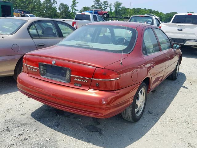 1MEFM6535WK657943 - 1998 MERCURY MYSTIQUE B RED photo 4