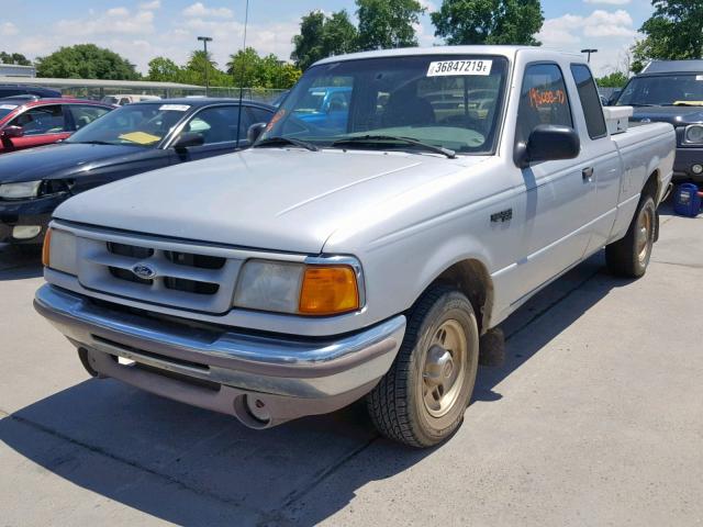 1FTCR14X5VPA14460 - 1997 FORD RANGER SUP GRAY photo 2