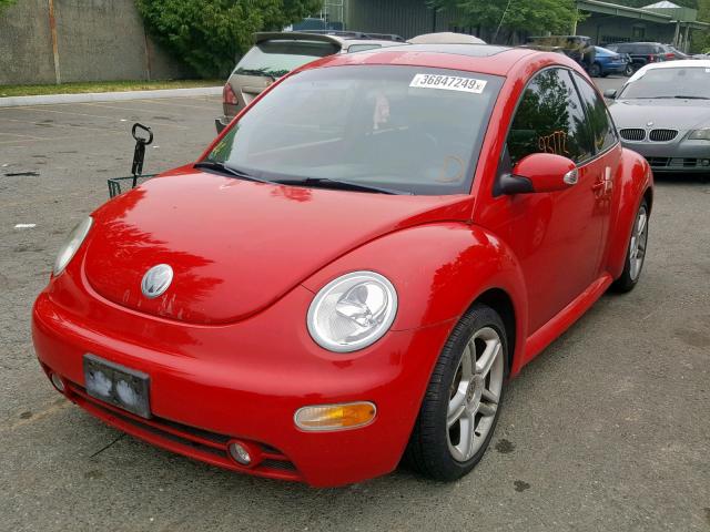 3VWCD31C05M410505 - 2005 VOLKSWAGEN NEW BEETLE Qırmızı foto 2
