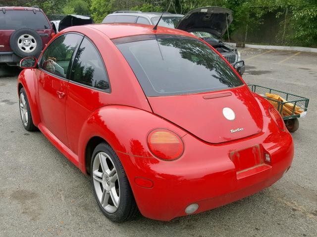 3VWCD31C05M410505 - 2005 VOLKSWAGEN NEW BEETLE Qırmızı foto 3