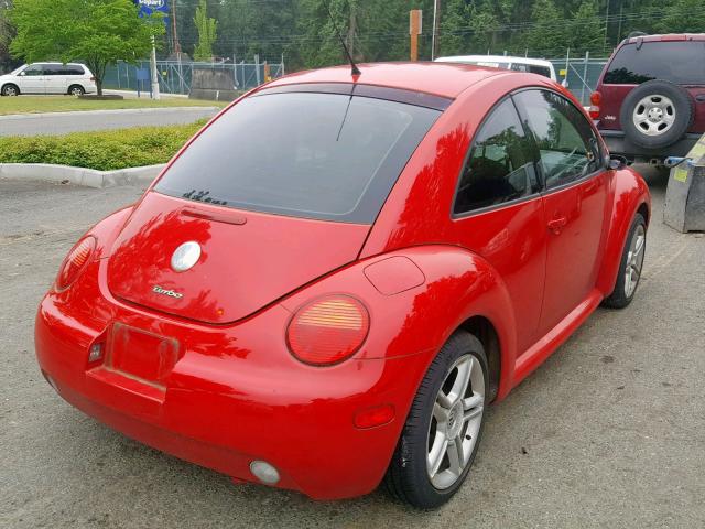 3VWCD31C05M410505 - 2005 VOLKSWAGEN NEW BEETLE Qırmızı foto 4