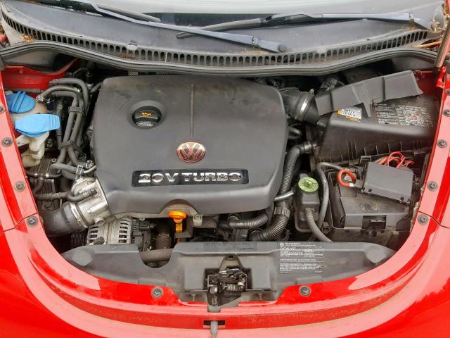 3VWCD31C05M410505 - 2005 VOLKSWAGEN NEW BEETLE Qırmızı foto 7