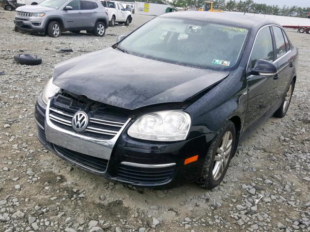 3VWEF71K17M146358 - 2007 VOLKSWAGEN JETTA WOLF BLACK photo 2