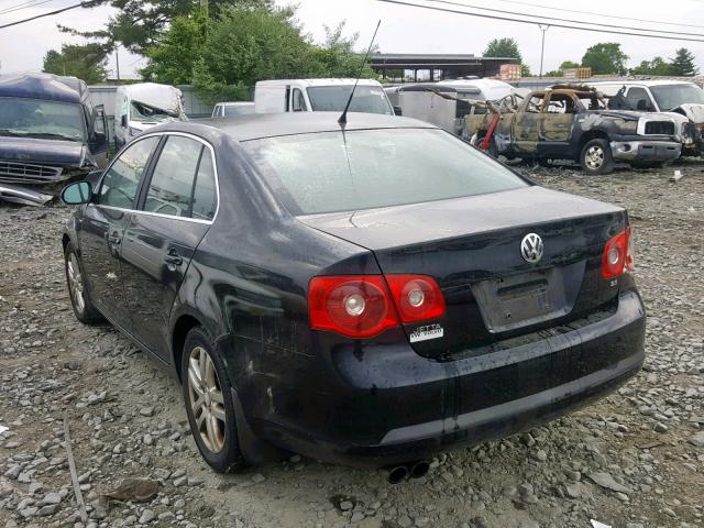 3VWEF71K17M146358 - 2007 VOLKSWAGEN JETTA WOLF BLACK photo 3