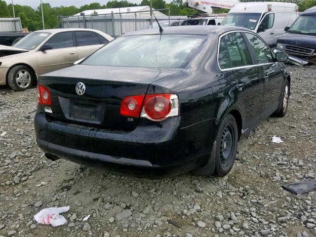 3VWEF71K17M146358 - 2007 VOLKSWAGEN JETTA WOLF BLACK photo 4