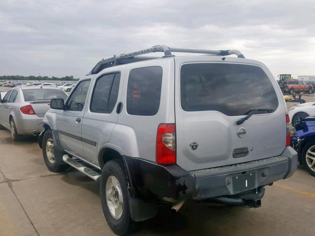 5N1ED28TX3C701535 - 2003 NISSAN XTERRA XE SILVER photo 3