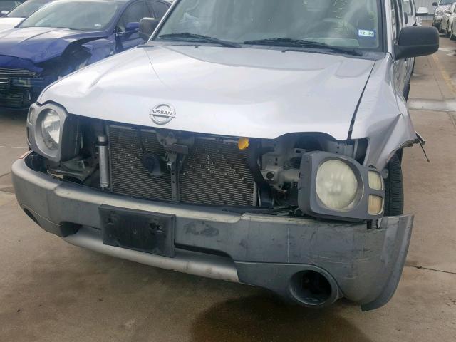 5N1ED28TX3C701535 - 2003 NISSAN XTERRA XE SILVER photo 9