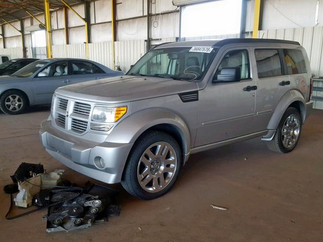 1D8GT58658W150725 - 2008 DODGE NITRO R/T SILVER photo 2