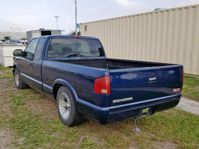 1GTCS19X338281603 - 2003 GMC SONOMA BLUE photo 3