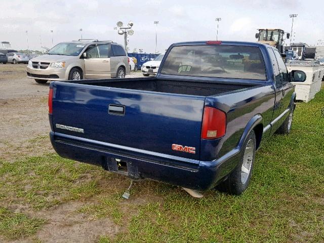 1GTCS19X338281603 - 2003 GMC SONOMA BLUE photo 4