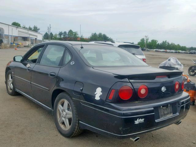 2G1WP551449334508 - 2004 CHEVROLET IMPALA SS BLACK photo 3