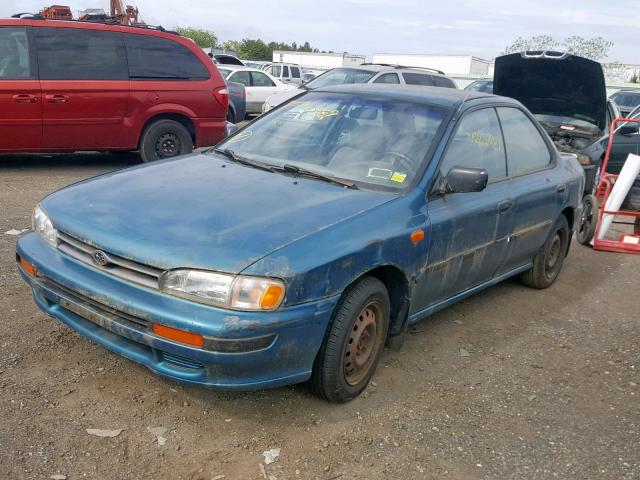 JF1GC2351RH541667 - 1994 SUBARU IMPREZA L BLUE photo 2