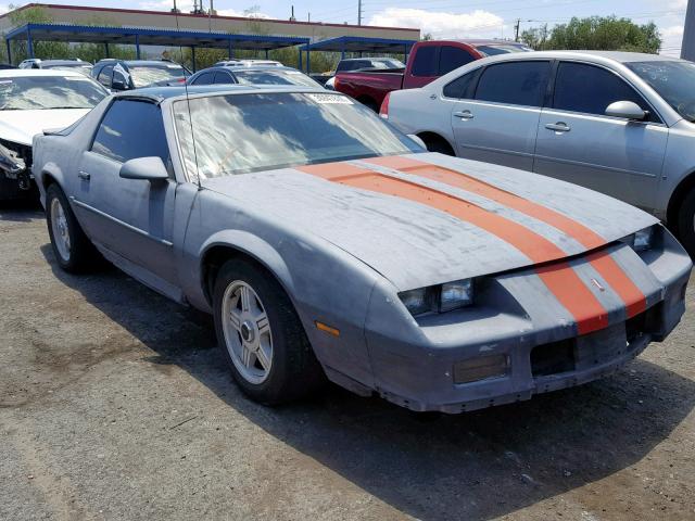 1G1FP23E9ML145690 - 1991 CHEVROLET CAMARO RS GRAY photo 1