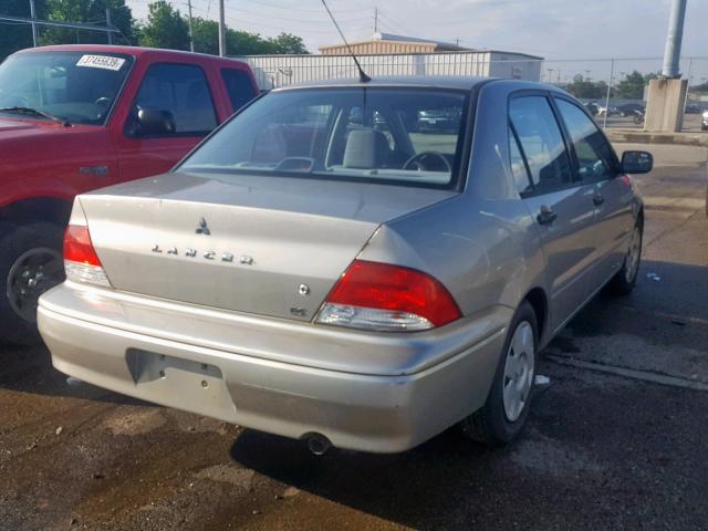 JA3AJ26E63U086166 - 2003 MITSUBISHI LANCER ES BEIGE photo 4