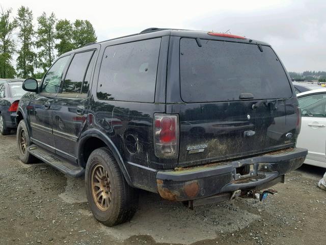 1FMPU18L02LA27106 - 2002 FORD EXPEDITION BLACK photo 3