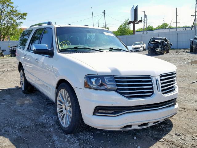 5LMJJ3JT2FEJ06773 - 2015 LINCOLN NAVIGATOR WHITE photo 1